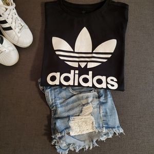 Kids Adidas trefoil tee